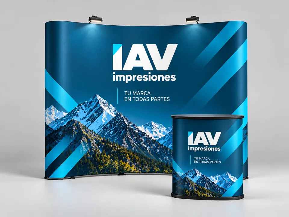 Backdrop de lona para eventos